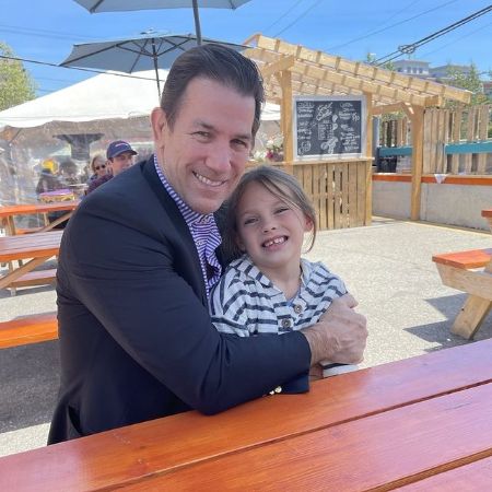 Thomas Ravenel with his daughter